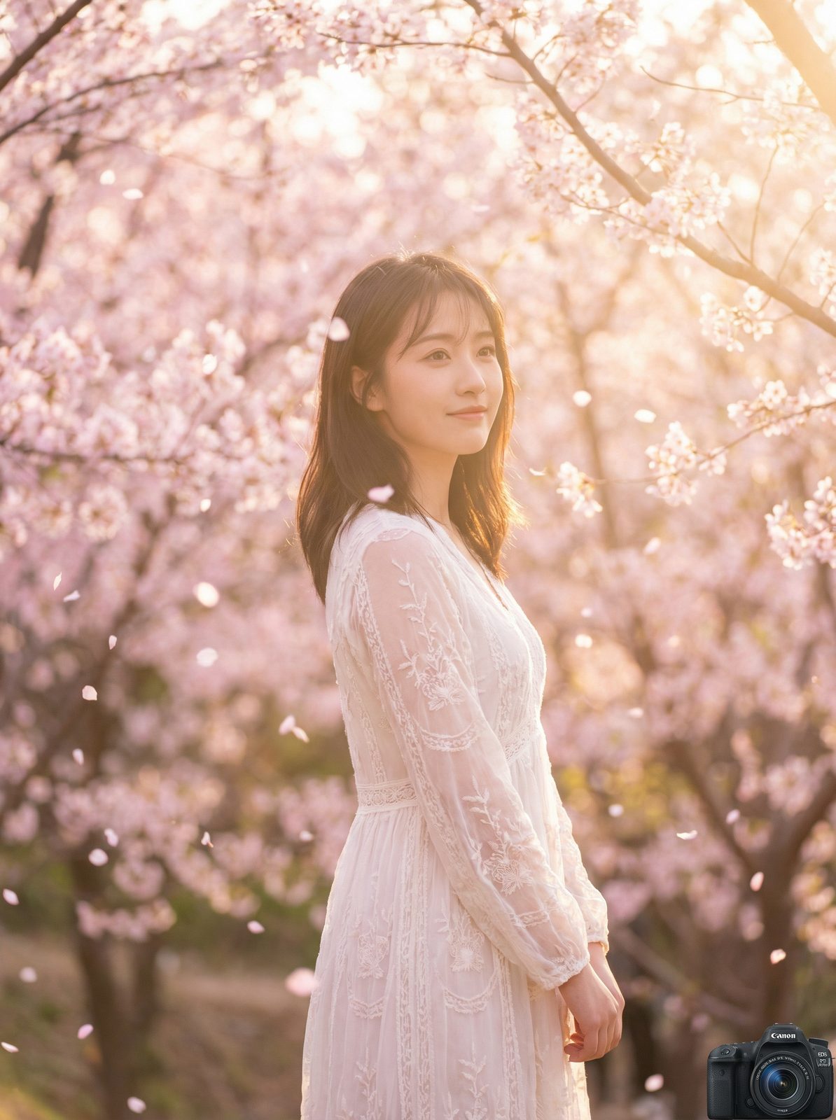 麻豆视频写真视频-樱花季唯美写真拍摄